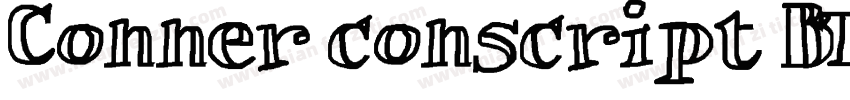 Conner conscript BT字体转换